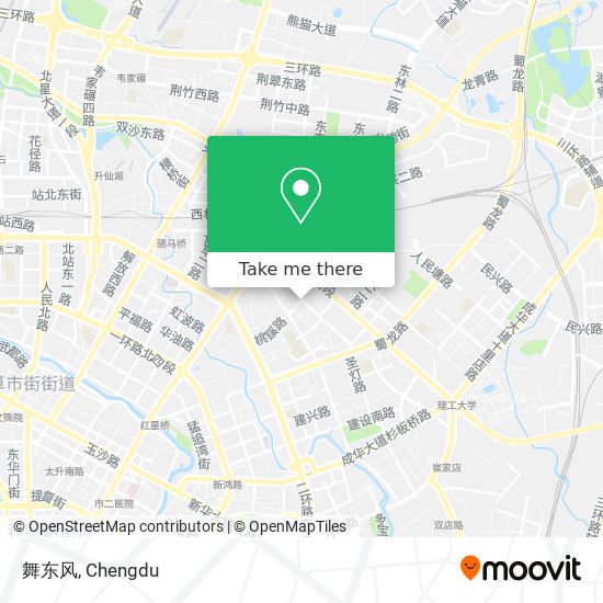 舞东风 map
