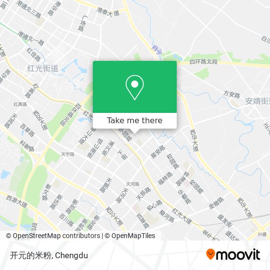 开元的米粉 map