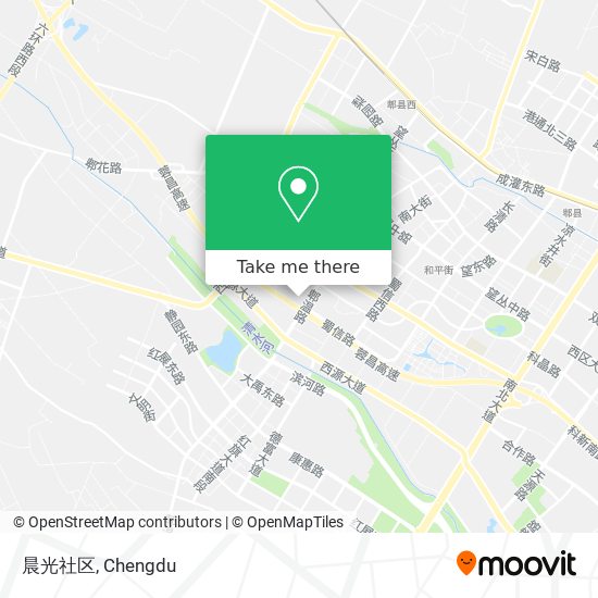 晨光社区 map