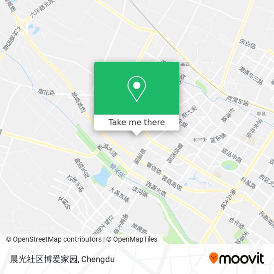 晨光社区博爱家园 map