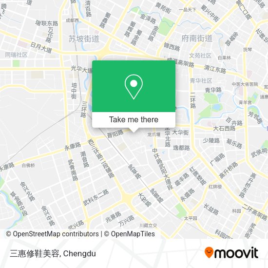 三惠修鞋美容 map