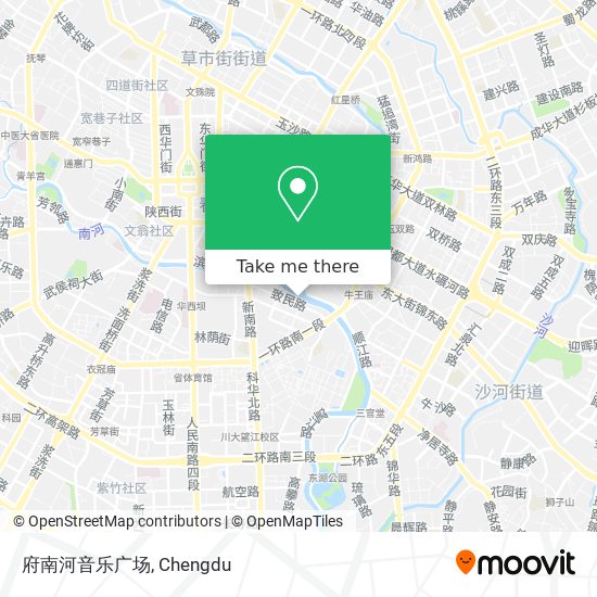府南河音乐广场 map