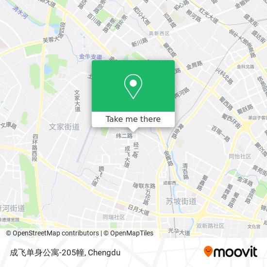 成飞单身公寓-205幢 map