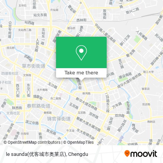 le saunda(优客城市奥莱店) map
