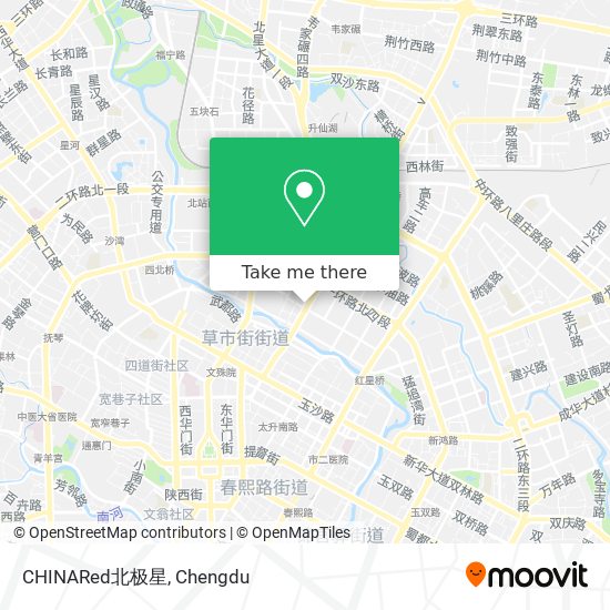 CHINARed北极星 map