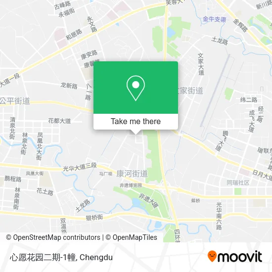 心愿花园二期-1幢 map
