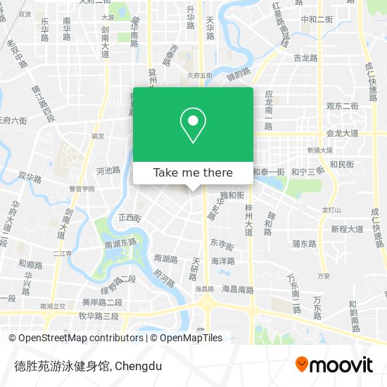 德胜苑游泳健身馆 map