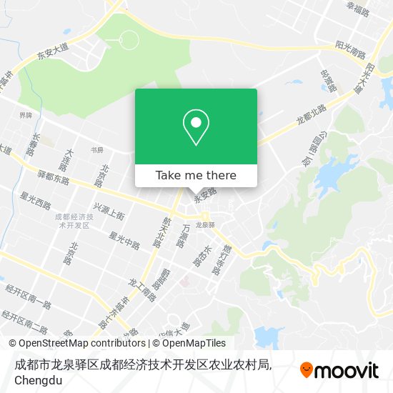 成都市龙泉驿区成都经济技术开发区农业农村局 map