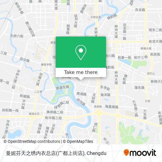 曼妮芬天之绣内衣总店(广都上街店) map