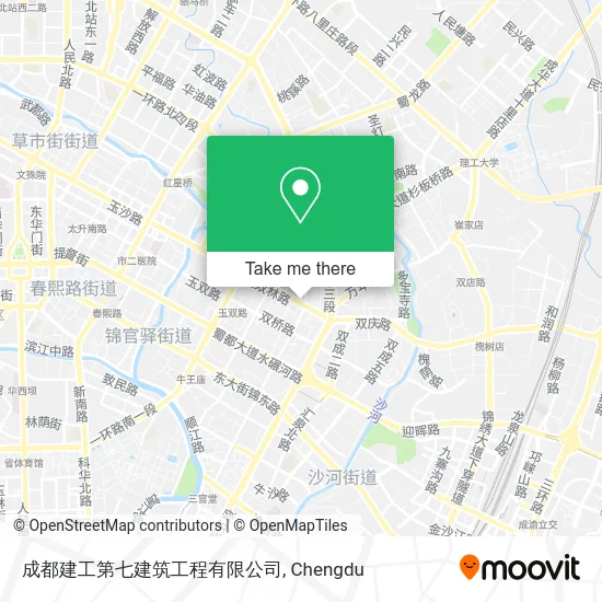 成都建工第七建筑工程有限公司 map