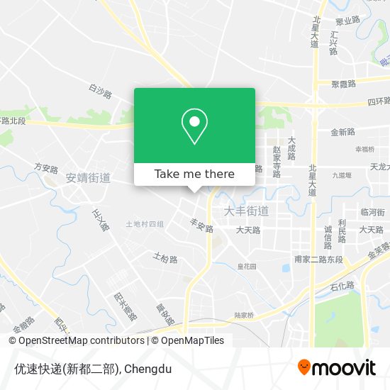 优速快递(新都二部) map