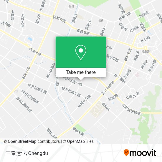 三泰运业 map