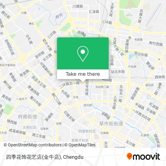 四季花饰花艺店(金牛店) map