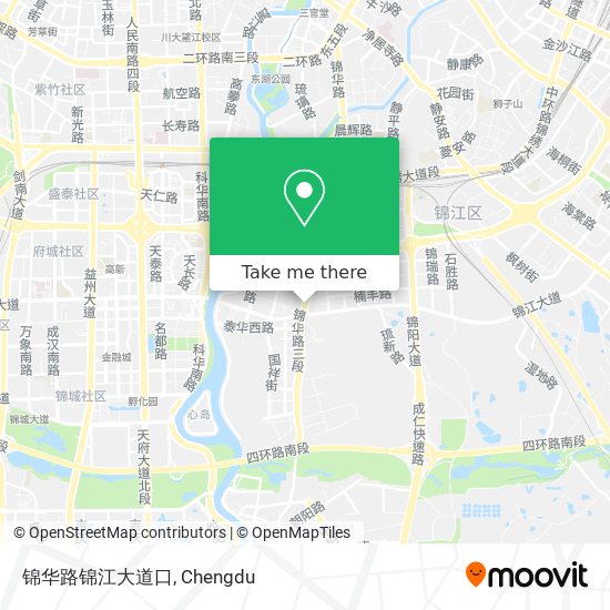 锦华路锦江大道口 map