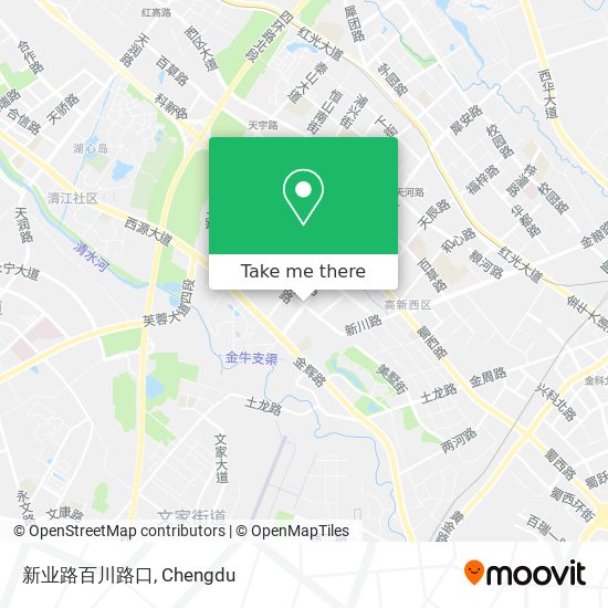 新业路百川路口 map