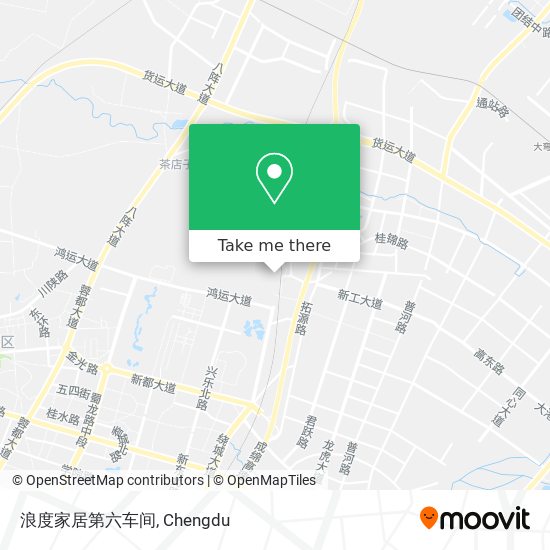 浪度家居第六车间 map