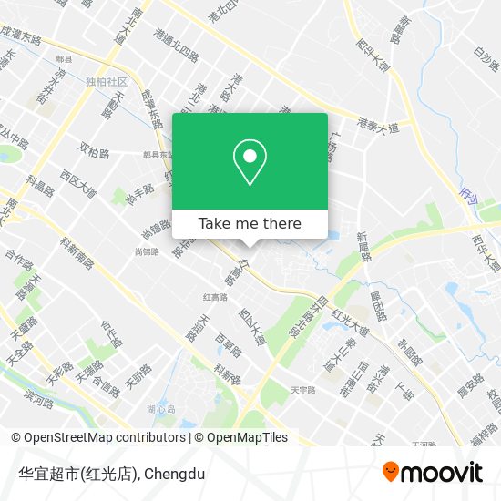 华宜超市(红光店) map