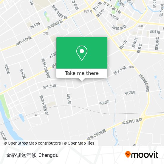 金格诚远汽修 map