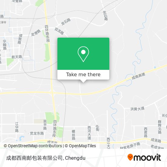 成都西南邮包装有限公司 map