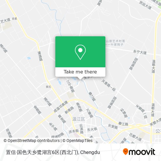置信·国色天乡鹭湖宫6区(西北门) map