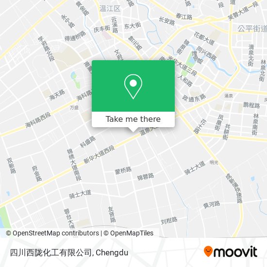 四川西陇化工有限公司 map