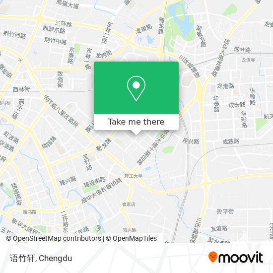 语竹轩 map