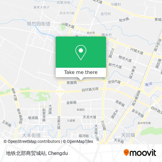 地铁北部商贸城站 map