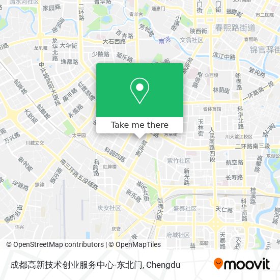 成都高新技术创业服务中心-东北门 map