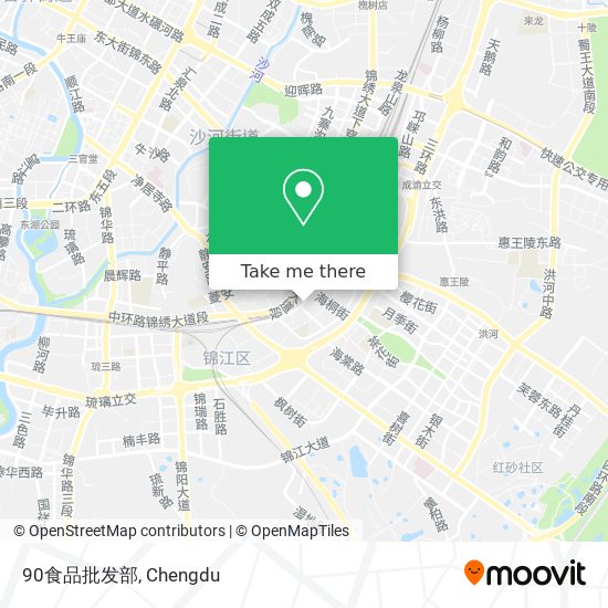 90食品批发部 map