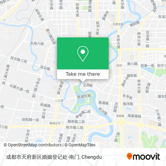 成都市天府新区婚姻登记处-南门 map