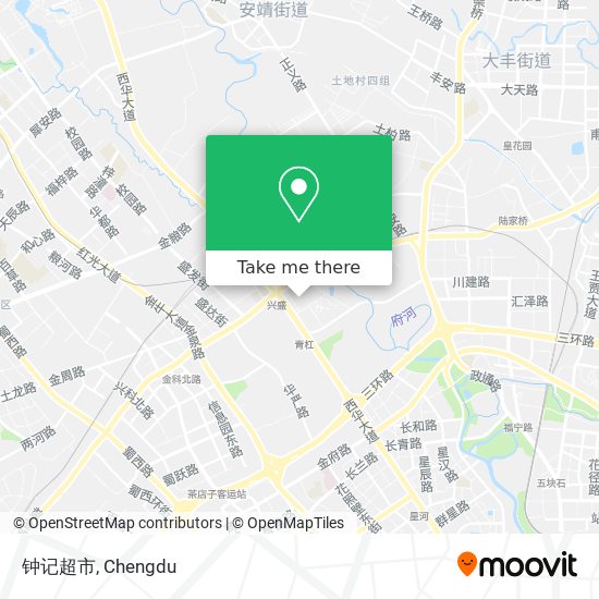 钟记超市 map