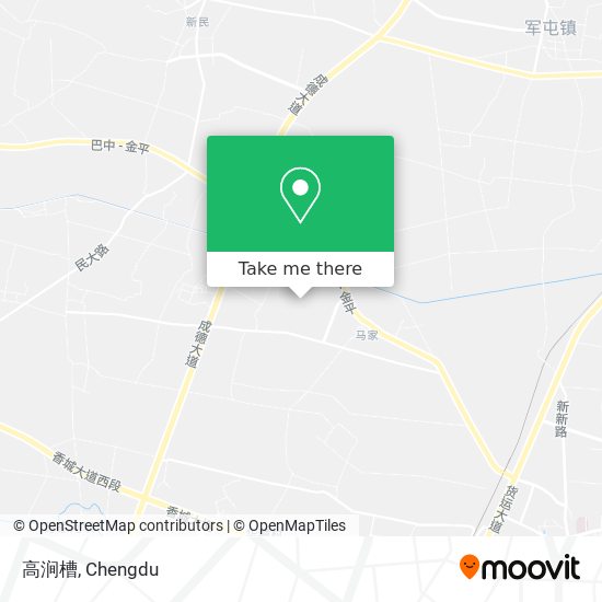 高涧槽 map