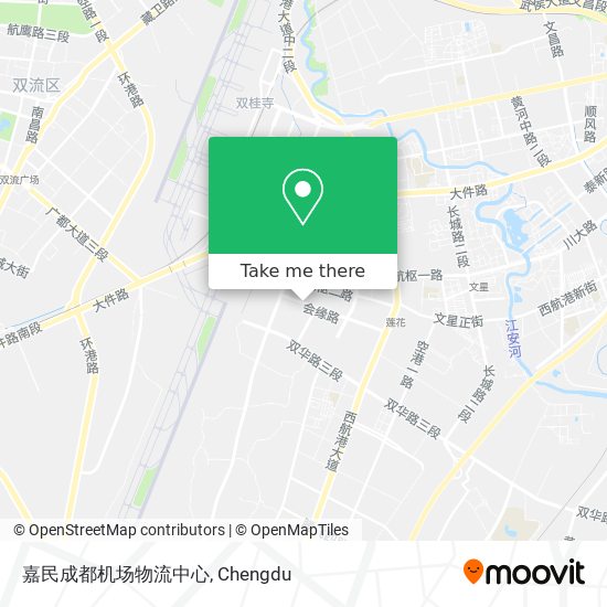 嘉民成都机场物流中心 map