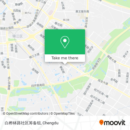 白桦林路社区筹备组 map
