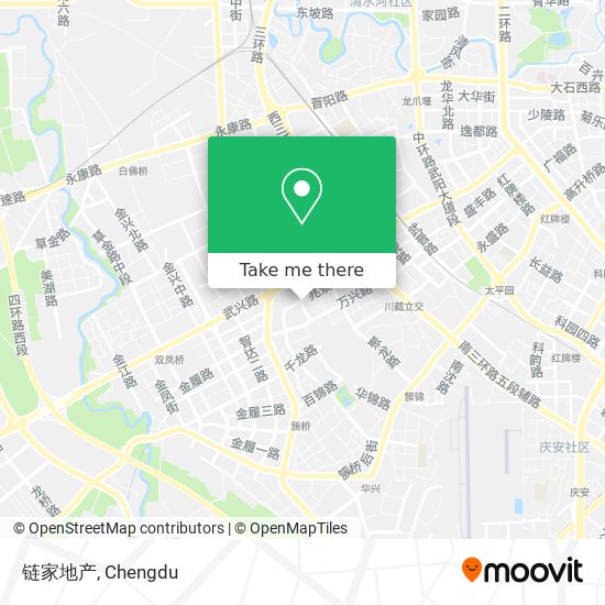 链家地产 map