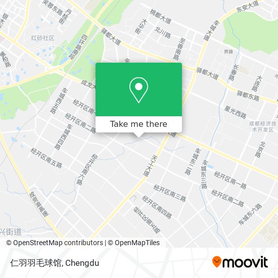 仁羽羽毛球馆 map