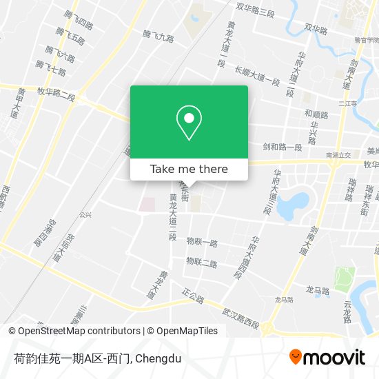 荷韵佳苑一期A区-西门 map
