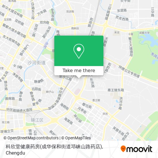 科欣堂健康药房(成华保和街道邛崃山路药店) map