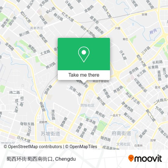 蜀西环街蜀西南街口 map