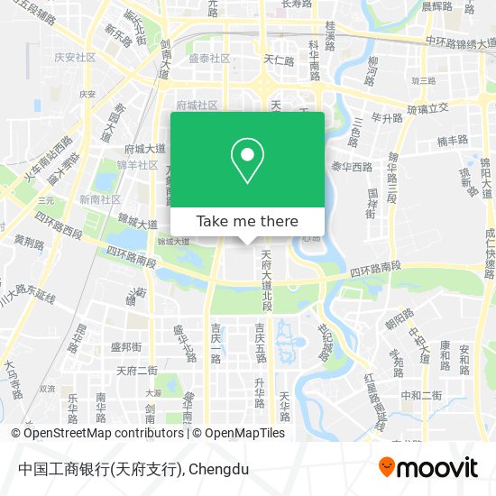 中国工商银行(天府支行) map