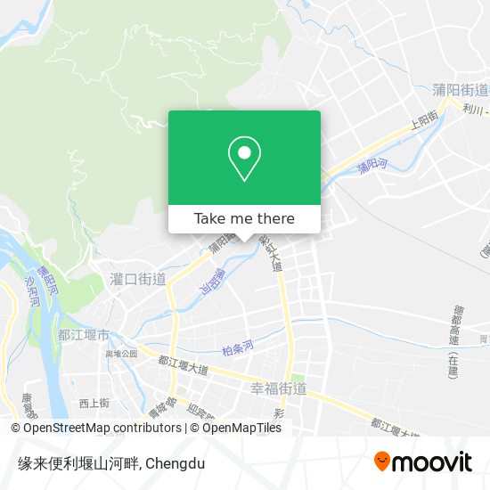 缘来便利堰山河畔 map