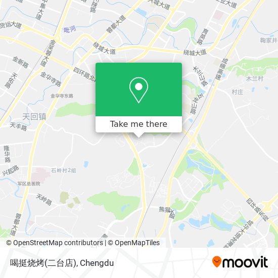 喝挺烧烤(二台店) map