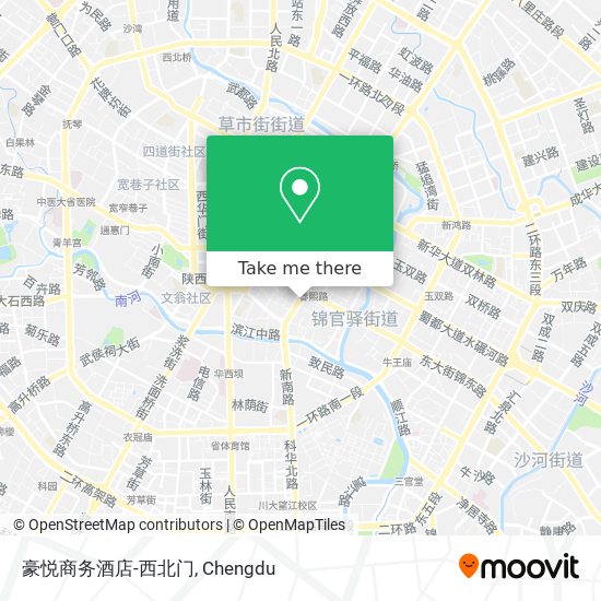 豪悦商务酒店-西北门 map