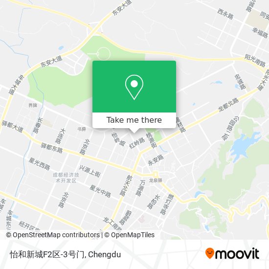 怡和新城F2区-3号门 map