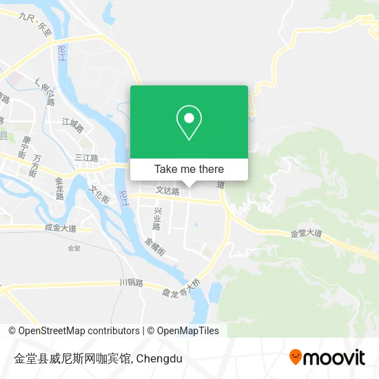 金堂县威尼斯网咖宾馆 map