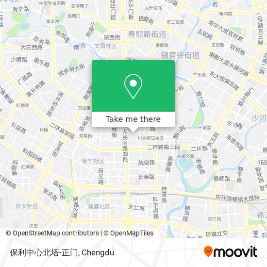 保利中心北塔-正门 map