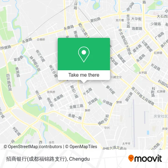 招商银行(成都福锦路支行) map