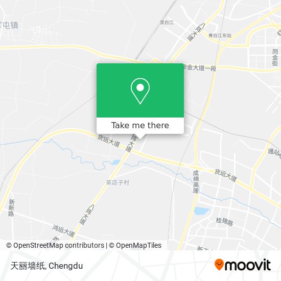 天丽墙纸 map