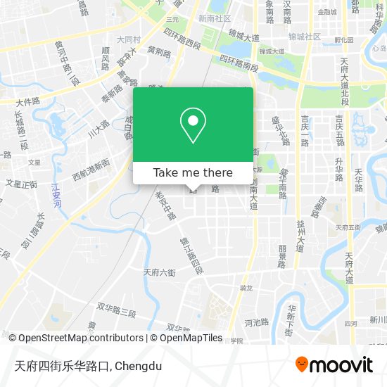 天府四街乐华路口 map
