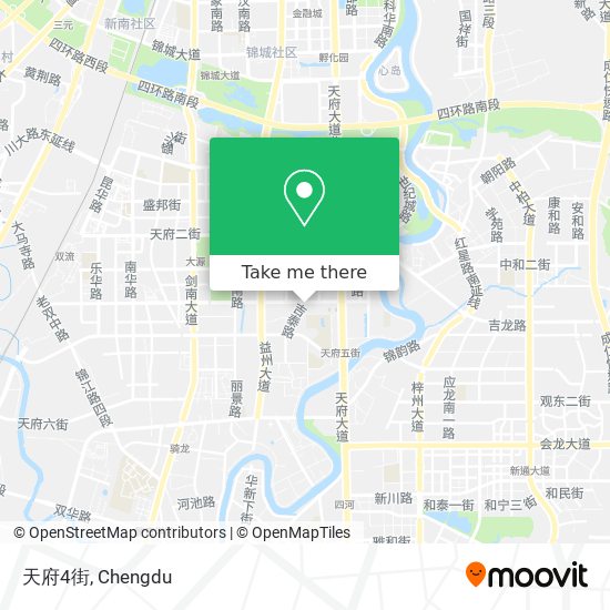 天府4街 map